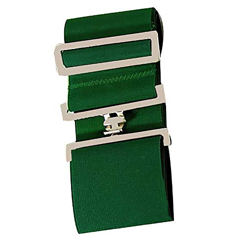Intrepid International Elastic Blanket Surcingle for Horses, Hunter Green, One Size Fits Most
