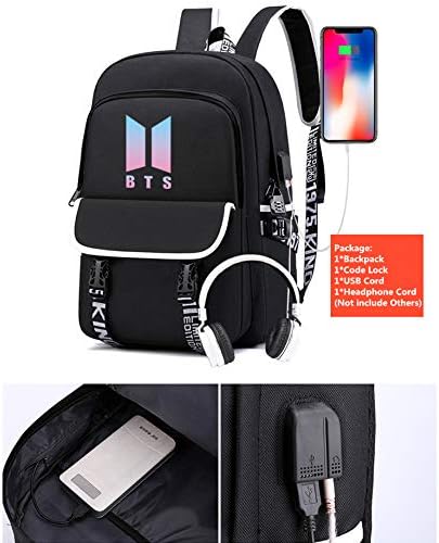 bts backpack with charger