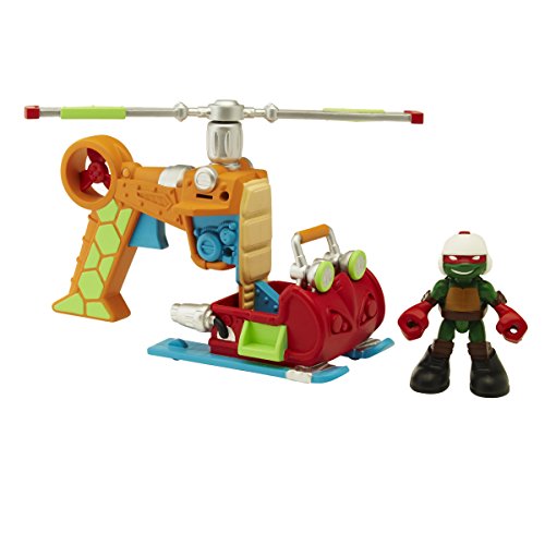 Teenage Mutant Ninja Turtles Pre-Cool Half Shell Heroes Drop Copter with Raphael Vehicle and Figure
