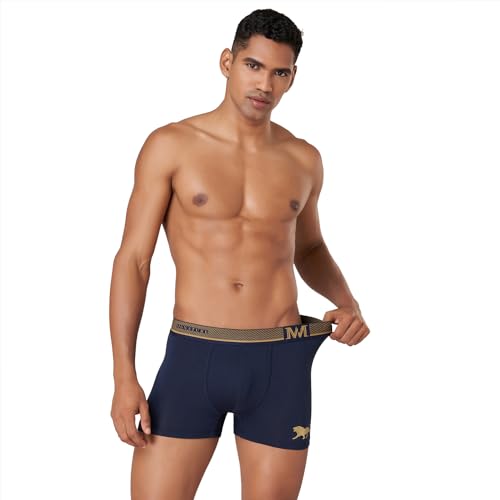 Image of Macroman M-Series MW Signature Collection By Rohit Bal Premium Supima, Modal, Spandex Mens Trunks