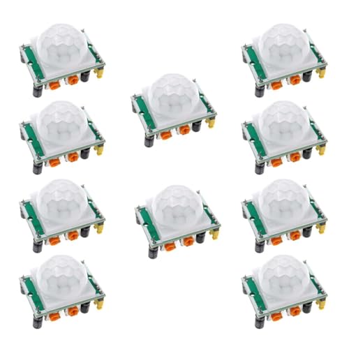 10PCS HCSR501 HC-SR501 PIR Infrared Sensor Adjust IR Pyroelectric Infrared Motion Sensor Detector Module Body Motion Module