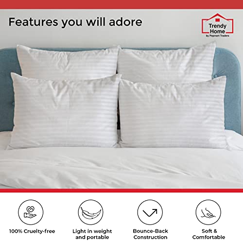 Trendy Home 12X18 Throw Pillow Insert, Cushion Sham Stuffer Hypoallergenic, Lumbar Support Decorative Home Outdoor Couch Pillow Filler (Machine Wash) #TOP5