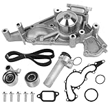 Timing Belt Water Pump Kit FIT 1998-2009 Lexus GX470 LX470 SC430 Toyota 4Runner Tundra Sequoia Land Cruiser V8 Replace TKT-021 TCKWP298 TBK1006