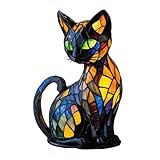 Lampe Chat Assis Vitrail : Célébrez les occasions spéciales comme les anniversaires et les fêtes avec nos magnifiques lampes de table vintage. Emballée avec élégance, c'est un cadeau attentionné et charmant qui apportera joie et surprise, faisant de la lampe Chat Siamois un choix inoubliable en toute occasion.