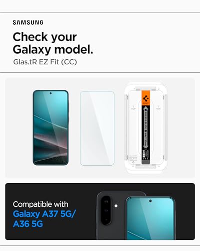 Image of Spigen EZ Fit Tempered Glass Screen Protector Guard For Samsung Galaxy A37 / A36 5G [2 Pack]