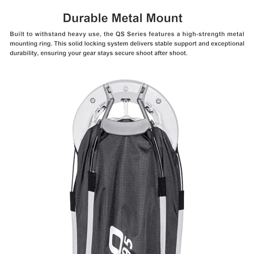 FOMITO 37" Octagon Softbox with Bowens Mount – Quick Release Umbrella Softbox for Godox, Aputure, Neewer LED Monolights, Includes Honeycomb Grid - image 4