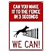 Funny Dog On Premises Sign, Outdoor Rust-Free Metal, 10" X 14" - by My Sign Center, A82-461AL