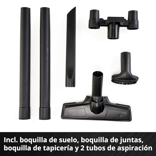 Miniatura 6 de Einhell Aspirador De Polvo Manual Con Batería Te-Hv 18 06 Li-Solo Power X-Change 18v, Potencia De Aspiración 72 Mbar, Incl. Boquilla De Juntas, Recipiente De Polvo 0,6 L, Sin Batería