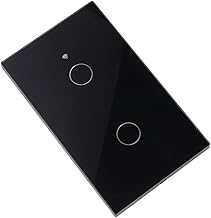 OSALADI Interruptor Interruptor Inteligente Interruptor De Parede Interruptor Wi-Fi Interruptor De Toque Inteligente Grafite Controle Remoto Wi-Fi Interruptor Preto