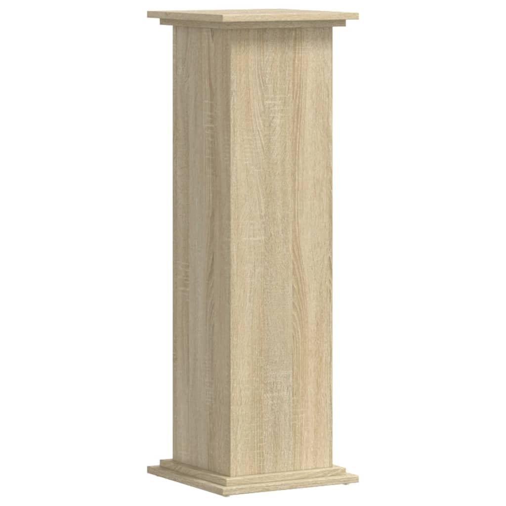 Hothingwell Stojak na rośliny Chene Sonoma 33x33x100cm Drewno Ingenierie