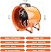 10-Inch High-Velocity Portable Utility Blower Fan, Industrial Exhaust Fan with 16.4ft Flexible Duct Hose, 3150 RPM Low-Noise Ventilator for Basements, Workshops, Warehouses, and Confined Spaces