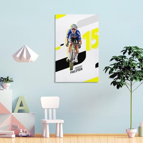 Cycliste Jasper Philipsen impression toile HD SECOLI déco murale - 4