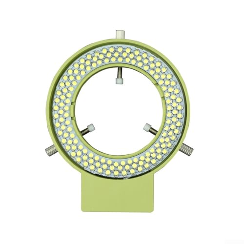 Sorgente luminosa per microscopio con 144 LED e luminosità regolabile con design in gomma antiscivolo per un'illuminazione stabile e a basso calore e sicurezza delle apparecchiature