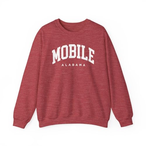 Mobile Alabama Adult Unisex Crewneck Sweatshirt