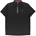 Calvin Klein Men's Performance Plaid Mesh Polo with Welded Zipper