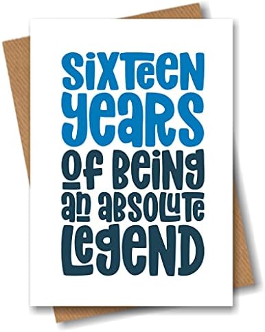 16th Birthday Card - Funny Joke for 16 Year Old - Pink