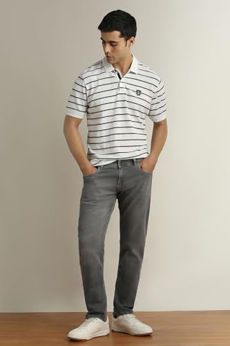 Image of Peter England Men's Skinny Fit Jeans | Denim | Casual Wear | Stylish Bottoms