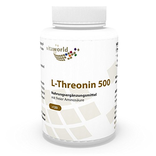 L-Thréonine 500 mg Vita World pour rester actif et en forme lors de vos journées intenses