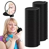 Paquete de 50 espejos de bolsillo para maquillaje bajan de precio Espejos de Bolsillo,50 Piezas Espejo de Mano,Espejo para Maquillaje,Diseño de Tapa Abatible,Antideslizante Esmerilado,para...