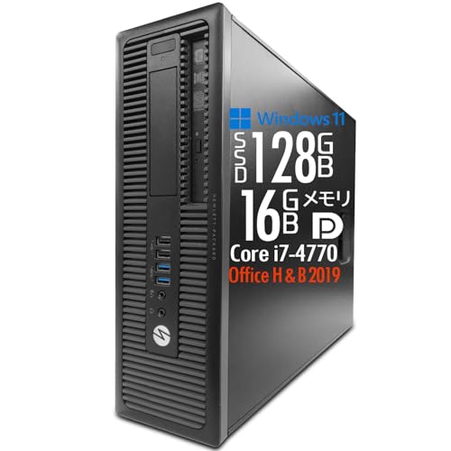 �y�����ςݕi�z�f�X�N�g�b�vPC EliteDesk 800 G1 or ProDesk 600 G1/Win11 Pro/��4���� Core i7-4770(4�R�A/8�X���b�h)/SSD128GB/������16GB/DVD�}���`/MS Office H&B 