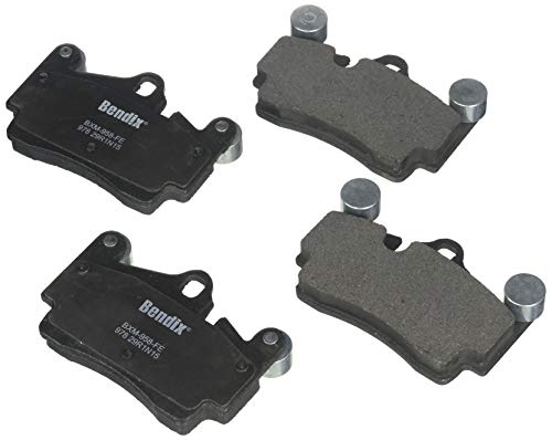 Bendix Priority1 CFM978 Semi-Metallic Rear Brake Pads for Audi Q7 2015-2007, Porsche Cayenne 2006-2003, Cayenne 2010-2008, Volkswagen Touareg 2010-2004