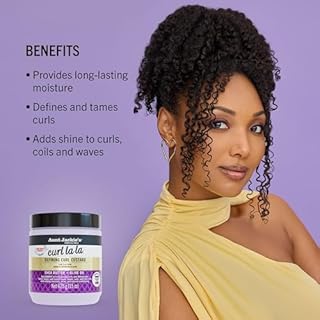 Aunt Jackie's Curl La La, Lightweight Curl Defining Custard, Enriched with Shea Butter & Olive Oil, Basic, 15 Ounce