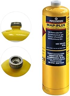 MAPP Gas Map Plus 435g Bottle Disposable Gas Cylinder plumbers torch jet burner