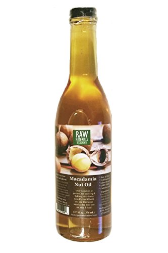 Raw Materials - Raw Virgin Macadamia Nut Oil - Unbleached - Cold Pressed - Gmo Free - 12.7Oz. - Great For Cooking / Baking #TOP26