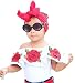 FANOUD Cute Baby Girls Off Shoulder 3D Rose Flower T Shirt Tops Outfits Clothes (2T, White)