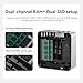Beelink EQI13 PRO Mini PC - Intel 13th Gen Core i7 13620h (10C/16T,up to 4.9GHz),32GB DDR4 RAM 500GB M.2 PCle 4.0x4 SSD,4K Dual Display,Dual LAN,USB3.0,WiFi6,BT5.2 - Mini Computer Support Win 11 Pro