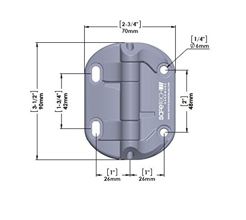 Safetech Hardware Shf-90L Fixed Tension Self-Closing Gate Spring Hinges For Any Metal Aluminum Fencing Garden Pool Gates Tension Perfect 33Lbs #TOP6