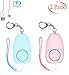 Produktbild Autbye Persönlicher Alarm - 130DB Safesound Wiederaufladbar Selbstverteidigungsalarm mit Schlüsselbund, Sicherheitsschutzgeräte für Frauen, Kinder, Mädchen, Ältere (2er Pack)