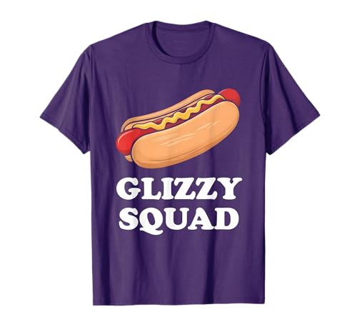 Glizzy Squad Funny Glizzy Gobbler Meme Marching Hot Dog T-Shirt for Men Women Kids