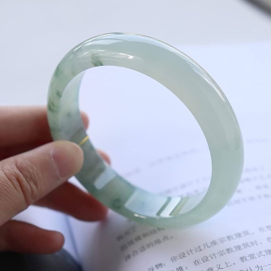 ☆素敵！艶やか天然翡翠 幅13mm 内径58.5mm バングル★新品！ 41OYJfdzBOL._AC_UL210_SR210,