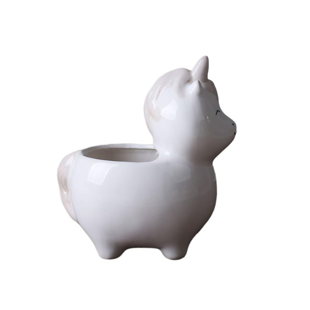 Pot pour plantes d'intérieur en céramique artisanale M