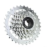 Casete MTB de 7 velocidades con contratuerca 12-28T o 12-32T mecanizado de precisión para un acoplamiento fiable de la cadena en para HG Freehub (12-32T)