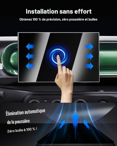 SHAOHAO Verre Trempé pour Écran de Navigation 10 Pouces Compatible avec Renault Twingo E-Tech 2026 2027, Protection Anti-Rayures – vue 7