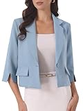 Occasions multiples : Portez cette tenue business casual pour femme de façon professionnelle au bureau, ou de façon plus décontractée au quotidien. C'est une veste de tailleur à ajouter à votre garde-robe tendance.
