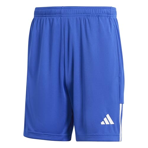 adidas Men's Sereno Cut 3-Stripes Shorts, Semi Lucid Blue/White, Small
