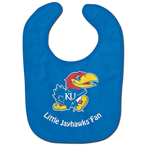 Image of WinCraft NCAA University of Kansas WCRA1996614 All Pro Baby Bib Small
