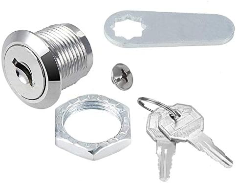 Cupboard Cabinet Door Locks Security Mailbox Lock with 2 Keys for File Wardrobe Office Computer Desk