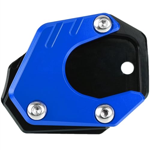 �L�b�N�X�^���h�v���[�g �ɓK������ CB400X CB500X CB500F 2013-2020 2019 2014 2015 2016 CB650R���[�^�[�T�C�N���T�C�h�X�^���h�g��v���[�g�ɓK������z���_CB125R CB300R 2018(Blue)