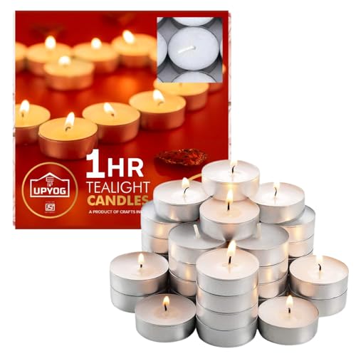 Diwali Tea Light Candles 50 Pcs - 1 Hours Burn Time - Unscented, Smokeless, Long-Lasting Tealights for Weddings, Home Décor, Aromatherapy, Emergency Lighting (B0DHT1FXM4) Amazon Price History, Amazon Price Tracker