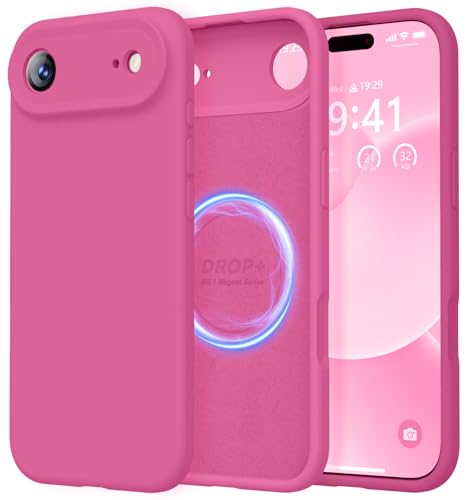 Image of LOVE 3000 Designed for iPhone Air Case, Premium Silicone [Compatible with Magsafe][Soft Anti-Scratch Microfiber Lining] Shockproof Protective Phone Case for Men Women 6.5 inch, Pitaya