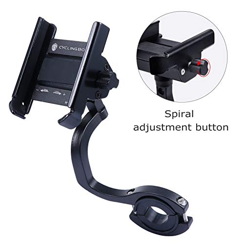 CLISPEED Suporte de Telefone de Bicicleta Guiador Suporte de Telefone Motocicleta Braçadeira de Tele