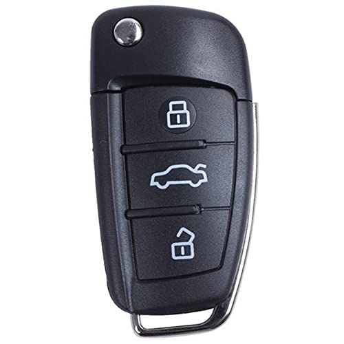 OocciShopp PCU Disk, USB 2.0 Car Key Shape Pen Drive 16GB Memory Stick U Disk Mini computadora Unidad Flash USB Stick de Datos portátil Pendrive (Negro) Cover