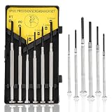 Mini Screwdriver Set, Eyeglass Repair Screwdriver, Precision Repair Tool Kit with 6 Different Size Ideal, for Watch, Jewelers