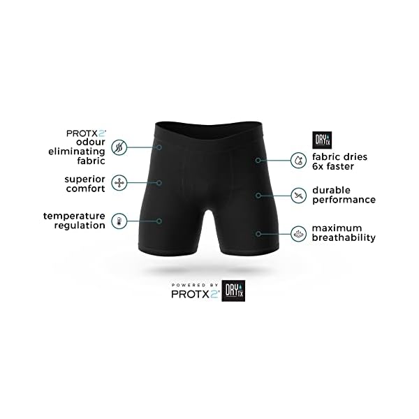 A Weeks Worth, Premium Boxer Briefs 7 Pair Pack, Proprietary Fabric Designed for Comfort, Underwear for Men, Small - Image 3