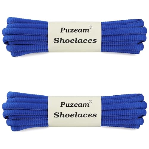 Image of 2 Pairs Oval Athletic Shoelaces 33 Colors 1 /4 inch Half Round Shoe Laces for Sneakers