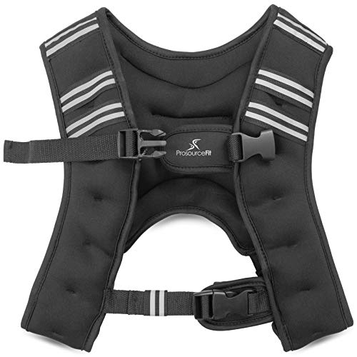 ProsourceFit Exercise Weighted Training Vest – Black